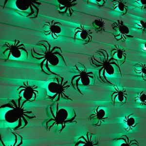 36 Pcs LED 3D Spider Wall Stickers for Halloween