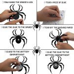 36 Pcs LED 3D Spider Wall Stickers for Halloween