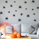 36 Pcs LED 3D Spider Wall Stickers for Halloween