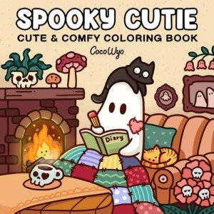 Spooky Cutie Coloring Book for Cozy Moments