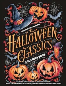 Spooky Halloween Coloring Book for Adult Relaxation
