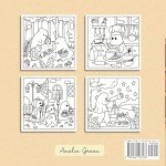 Spooky Cozy: Halloween Coloring Book for All Ages
