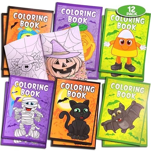Halloween Party Prizes Coloring Books