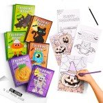 Mini 5x7 Halloween Coloring Books Party Favors - 12 Pack