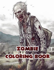 Zombie Coloring Book: Spooky Relaxation for Adults