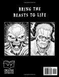 Creepy Monsters: Scary Adult Coloring Book