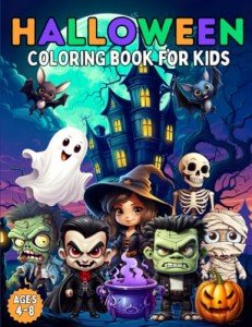 Spooktacular Halloween Coloring Book for Kids