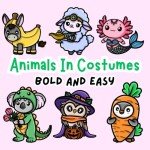 Fun Animal Costumes Coloring Book for Everyone