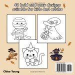 Halloween Coloring Book: Cute & Spooky Designs