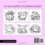 Kawaii Halloween Cat Coloring Book for Everyone