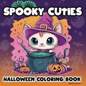 Spooky Cuties Halloween Coloring Book for All Ages