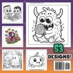 Spooky Cuties Halloween Coloring Book for All Ages