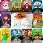 60 Halloween Coloring Books for Kids' Parties - 5x7