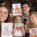 60 Halloween Coloring Books for Kids' Parties - 5x7