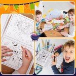 60 Halloween Coloring Books for Kids' Parties - 5x7