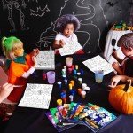 Cholemy 100 Halloween Mini Coloring Books for Parties