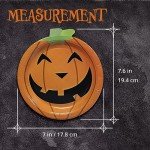 Pumpkin Cutout Halloween Paper Plates - 50 Count