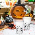20-Pack Spider Print Halloween Party Cups