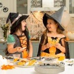 24-Pc Halloween Skull & Rose Paper Plates Set