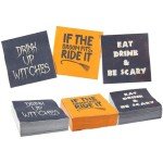 150 Halloween Paper Napkins with Funny Quotes