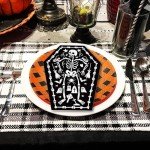 100 Halloween Skeleton Coffin Paper Napkins - 100 Pack