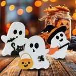 3-Piece Cute Halloween Ghost Table Decor Set