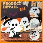 3-Piece Cute Halloween Ghost Table Decor Set