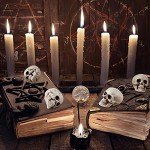10 Mini Halloween Skeleton Head Skulls for Decor