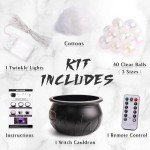 Spooky Bubbling Cauldron Halloween Decoration Set