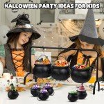 Set of 9 Halloween Cauldron Bowls with Rack