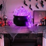 Spooky Bubbling Cauldron Halloween Decoration Set