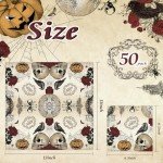 50 Pack Halloween Skull & Rose Napkins