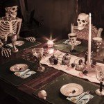50 Pack Halloween Skull & Rose Napkins