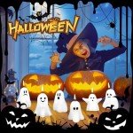 Set of 6 Ghost Shape Candles for Halloween Decor