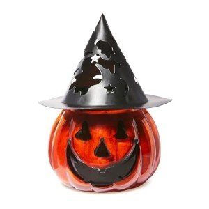 Cheerful Giver Punky Pumpkin Candle for Halloween