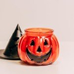Cheerful Giver Punky Pumpkin Candle for Halloween