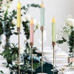 Pastel Flameless Taper Candles for Halloween Decor