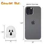 Spooky Flameless Ghost Candles with Remote - 6 Pack