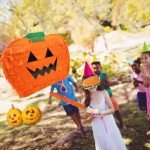 Smiling Pumpkin Piñata for Halloween Fun