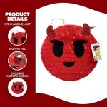 Devil Emoji Pinata for Halloween Fun