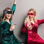 Satin Blindfolds for Pinata - 2 Pack for Halloween Fun