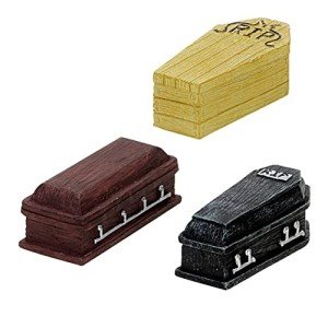 Lemax Spooky Town Coffin Decor Set (3 Pieces)
