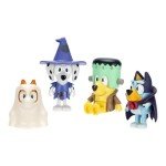 Bluey Halloween Figure Set - 4 Poseable Characters