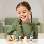 Bluey Halloween Figure Set - 4 Poseable Characters