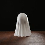 Spooky Ghost Middle Finger Figurine for Halloween