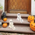 Cute Ghost Figurine with Dog for Halloween Decor