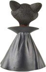 Whimsical Black Cat Vampire Figurine for Halloween