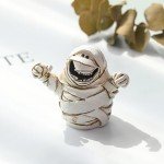 Happy Mummy Figurine - Fun Halloween Decor