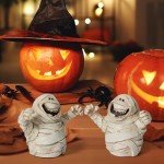 Happy Mummy Figurine - Fun Halloween Decor