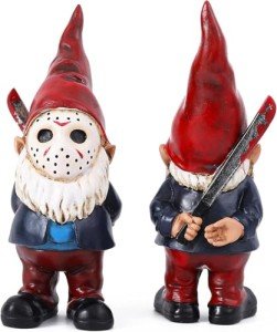 Horror Garden Gnomes Halloween Indoor Table Decor
